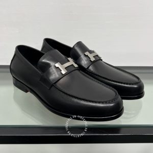 Giày Loafer Hermes nam logo chữ H phiên bản cao cấp hàng hiệu - Hình ảnh 3