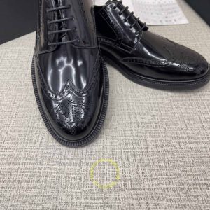 Giày replica da xịn Dior Brogue nam màu đen giá ưu đãi - Ảnh 7
