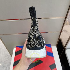 Giày replica Versace Sneaker Flyknit phối màu họa tiết nổi bật - Ảnh 7