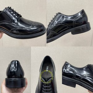 Giày replica da xịn Dior Brogue nam màu đen giá ưu đãi - Ảnh 8