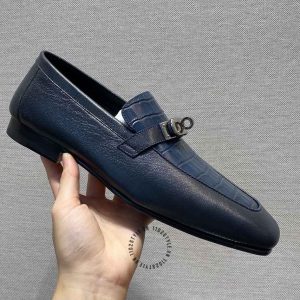 Giày Loafer Hermes nam phiên bản replica 1:1 - Hình ảnh 7