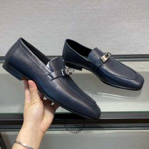 Giày Loafer Hermes nam phiên bản replica 1:1 chính hãng - Hình ảnh 4