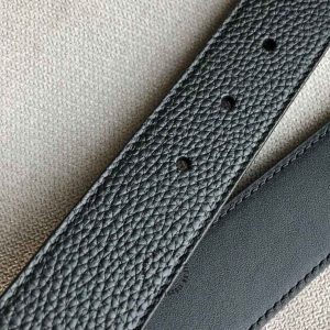 Thắt lưng nam Salvatore Ferragamo da thật màu đen cao cấp - Hình ảnh 6