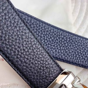 Thắt lưng Salvatore Ferragamo da sần mặt khoá xỏ kim cao cấp - Ảnh 5