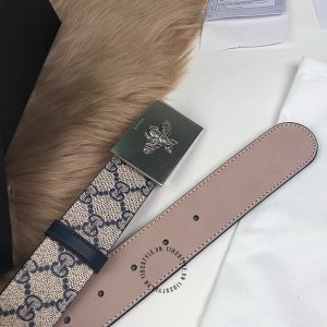 Thắt lưng Gucci nam mặt ghi dây họa tiết Monogram cao cấp - Ảnh 7