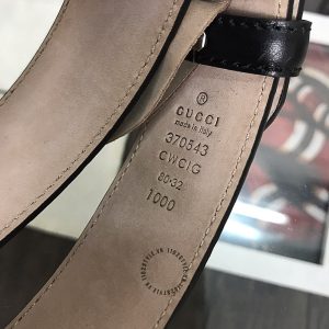 Thắt lưng Gucci mặt khóa vàng dây họa tiết Monogram cao cấp - Ảnh 7