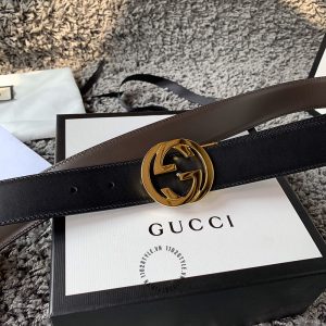 Thắt lưng Gucci nam mặt khóa vàng dây da xịn rep 1:1 chính hãng - Hình ảnh 7