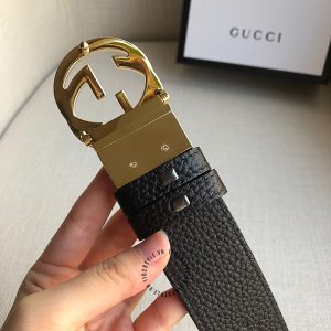Thắt lưng Gucci nam mặt khóa vàng dây da rep 1:1 chính hãng - Hình ảnh 7