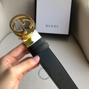Thắt lưng Gucci nam mặt khóa vàng dây da rep 1:1 chính hãng - Hình ảnh 6