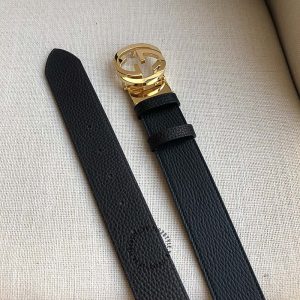 Thắt lưng Gucci nam mặt khóa vàng dây da rep 1:1 chính hãng - Hình ảnh 5