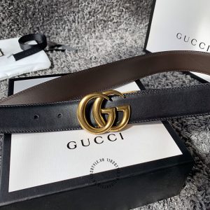 Thắt lưng Gucci nam mặt khóa vàng dây da cao cấp hàng hiệu - Ảnh 4