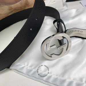 Thắt lưng nam Gucci mặt khóa bấm dây da xịn cao cấp - Ảnh 4