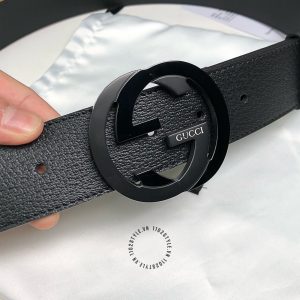 Thắt lưng nam Gucci mặt khóa bấm dây da cao cấp replica - Ảnh 6