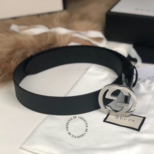 Thắt lưng nam Gucci mặt khóa bấm dây da xịn cao cấp - Ảnh 7