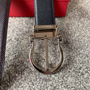 Thắt lưng nam Salvatore Ferragamo mặt khoá xỏ kim cao cấp - Ảnh 6