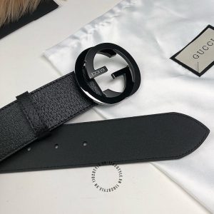 Thắt lưng nam Gucci mặt khóa bấm dây da cao cấp replica - Ảnh 5