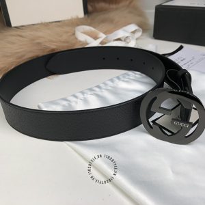 Thắt lưng nam Gucci mặt khóa bấm dây da cao cấp replica - Ảnh 4