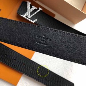 Thắt lưng nam Louis Vuitton mặt khóa màu bạc dây da epi giá tốt - Ảnh 2