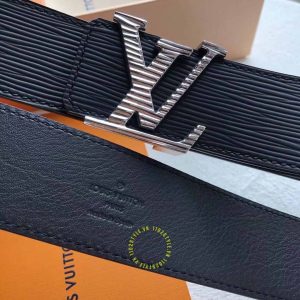 Thắt lưng nam Louis Vuitton mặt khóa màu bạc dây da epi giá tốt - Ảnh 3