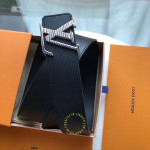 Thắt lưng nam Louis Vuitton mặt khóa màu bạc dây da epi giá tốt - Ảnh 4