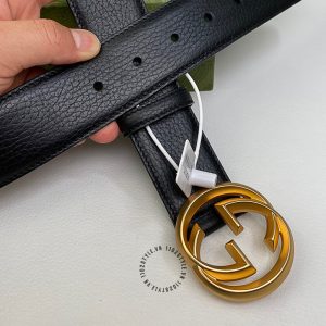 Thắt lưng nam Gucci mặt khóa vàng dây da hàng hiệu cao cấp - Ảnh 6