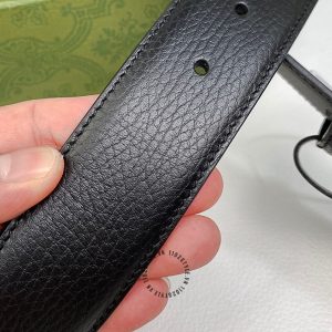 Thắt lưng nam Gucci mặt khóa vàng dây da hàng hiệu cao cấp - Ảnh 9