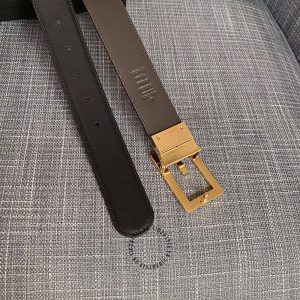 Thắt lưng da xịn Gucci nam mặt khóa vàng replica 1:1 - Hình ảnh 6