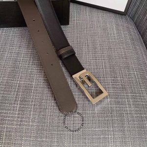 Thắt lưng Gucci nam mặt khóa bạc dây da xịn 2 màu cao cấp - Hình ảnh 5
