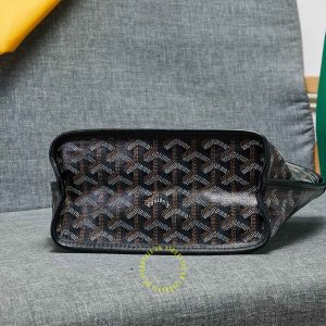 Túi xách nữ Goyard màu đen hoạ tiết monogram fake loại 1 - Ảnh 5