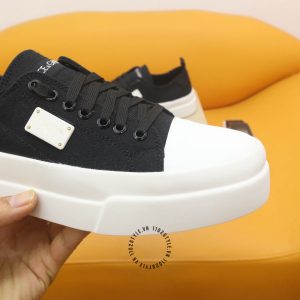 Giày Dolce & Gabbana màu đen đế trắng phiên bản cao cấp - Ảnh 8