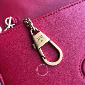 Túi xách nữ Gucci màu đỏ logo GG replica 1:1 - Hình ảnh 7