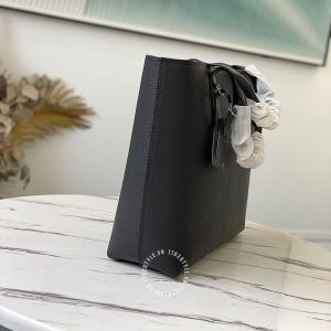 Túi xách Louis Vuitton nam size lớn da thật màu đen cao cấp - Hình ảnh 3