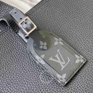 Túi xách Louis Vuitton nam size lớn da thật màu đen cao cấp - Hình ảnh 8