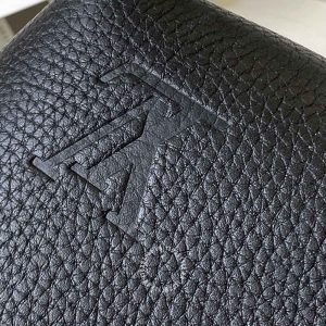Túi xách Louis Vuitton nam size lớn da thật màu đen cao cấp - Hình ảnh 5