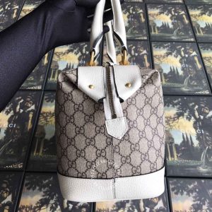 Túi xách hàng hiệu Gucci nữ màu ghi họa tiết Monogram - Ảnh 7