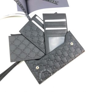 Ví Gucci nữ da xịn màu đen họa tiết cao cấp hàng hiệu giá tốt - Ảnh 4