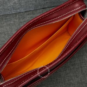 Cluth cầm tay Goyard unisex màu đỏ đô hàng hiệu Luxury - Ảnh 6