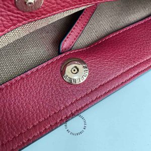 Túi xách Burberry nữ quai đỏ chất canvas hàng hiệu cao cấp - Ảnh 6