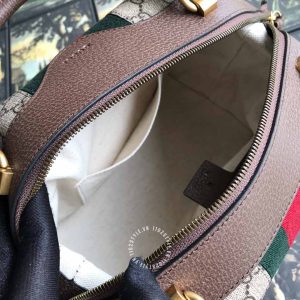 Túi xách hàng hiệu Gucci nữ da thật màu ghi họa tiết cao cấp - Ảnh 6