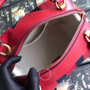 Túi xách nữ hàng hiệu Gucci màu đỏ khóa vàng phiên bản cao cấp - Hình ảnh 8