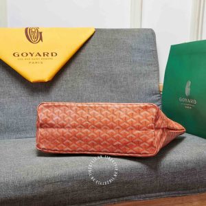 Túi xách nữ Goyard màu cam hoạ tiết monogram fake loại 1 - Ảnh 7