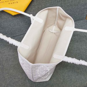 Túi xách nữ Goyard màu trắng fake loại chuẩn 1:1 - Ảnh 6