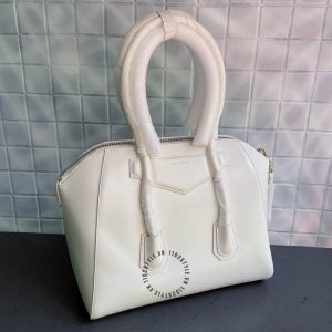Túi xách Givenchy nữ màu trắng da trơn fake chuẩn 1:1 - Hình ảnh 3