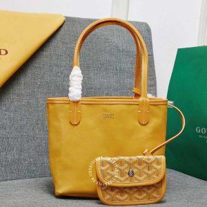 Túi xách nữ Goyard màu vàng fake loại 1 giá tốt - Ảnh 2