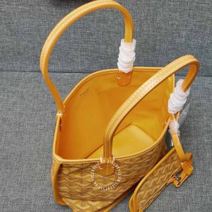 Túi xách nữ Goyard màu vàng fake loại 1 giá tốt - Ảnh 5