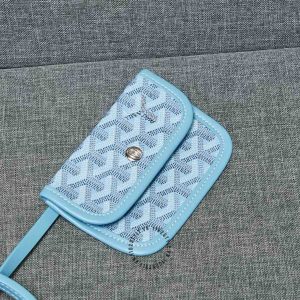 Túi xách nữ Goyard màu xanh sang trọng fake loại chuẩn 1:1 - Ảnh 6