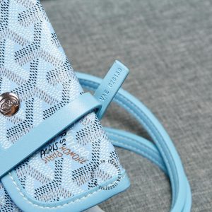Túi xách nữ Goyard màu xanh sang trọng fake loại chuẩn 1:1 - Ảnh 8