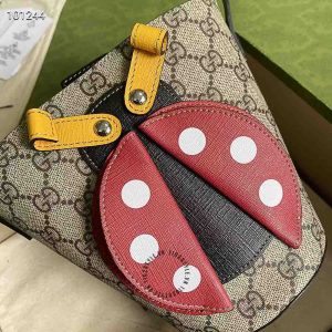 Túi xách Gucci họa tiết con bọ rùa phiên bản cao cấp - Ảnh 2