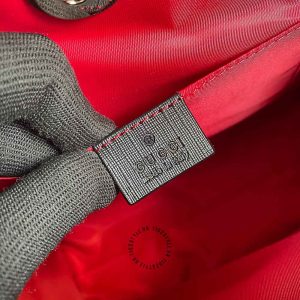 Túi xách Gucci nữ màu ghi họa tiết monogram da thật - Ảnh 6