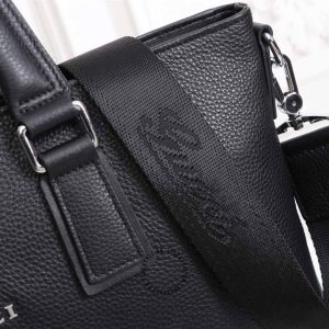 Túi xách Gucci nam da thật màu đen phiên bản cao cấp - Hình ảnh 6